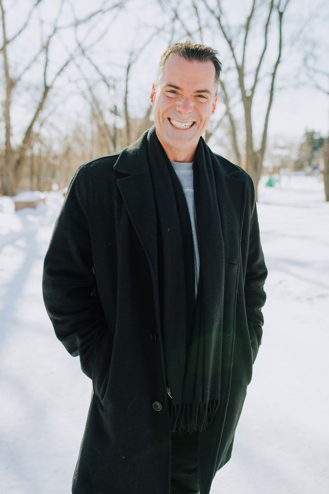 Joe Marcoux outdoor winter portrait